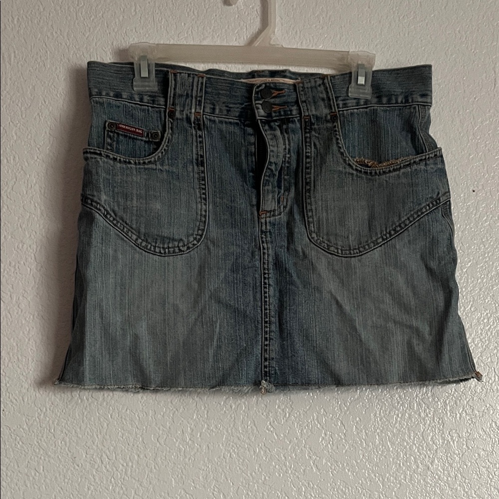 American Rag Denim Mini Skirt